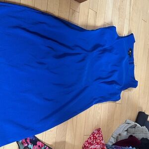 AB Studio Vibrant Blue Midi Dress